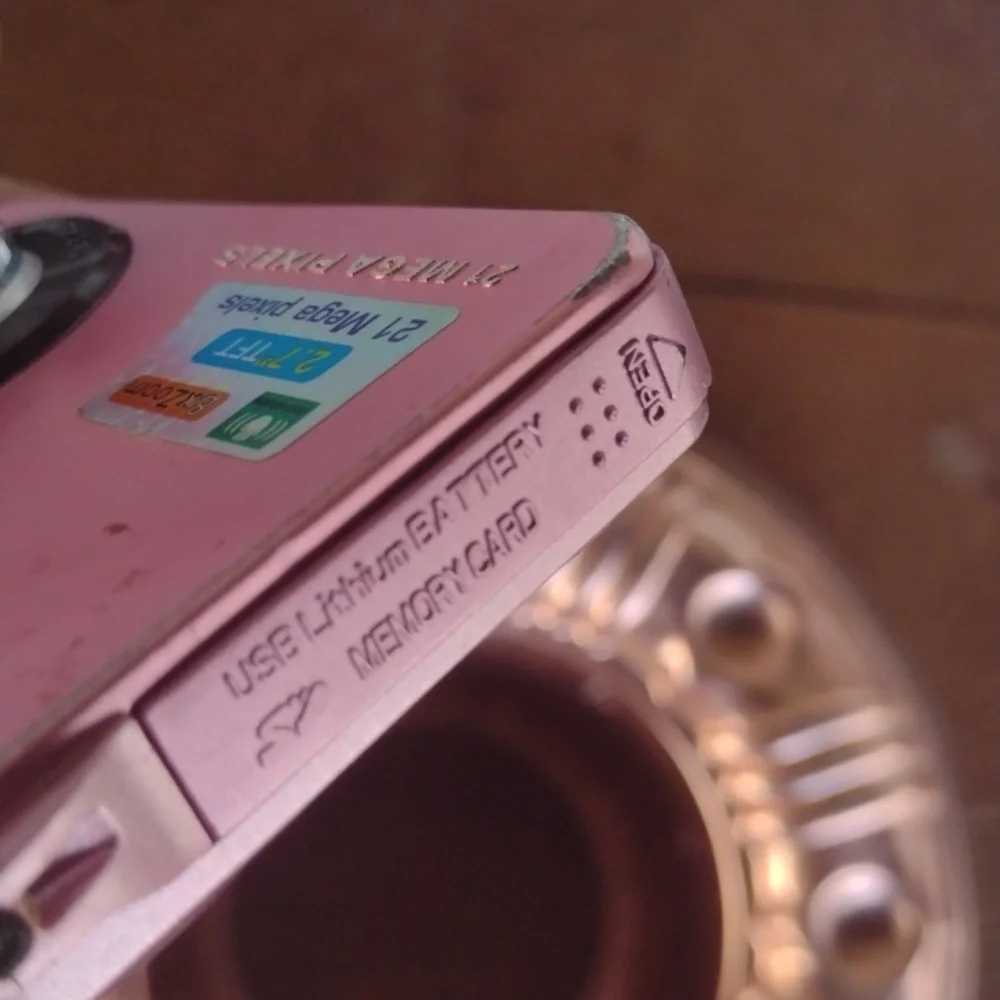 Pink Digital Camera with 21 MP